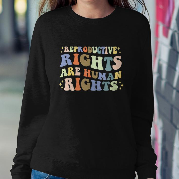 Feminist Aestic Reproductive Rights Are Human Rights Sweatshirt Gifts for Her