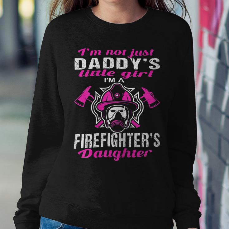 Firefighter Proud Daughter Of Firefighter Dad Funny Firemans Girl Sweatshirt Gifts for Her