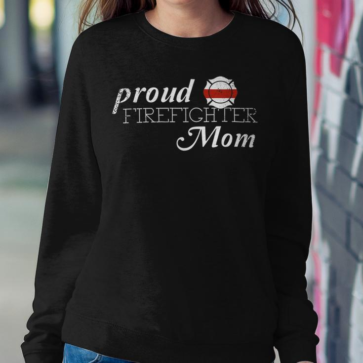 Firefighter Proud Firefighter Mom FirefighterHero Thin Red Line Sweatshirt Gifts for Her