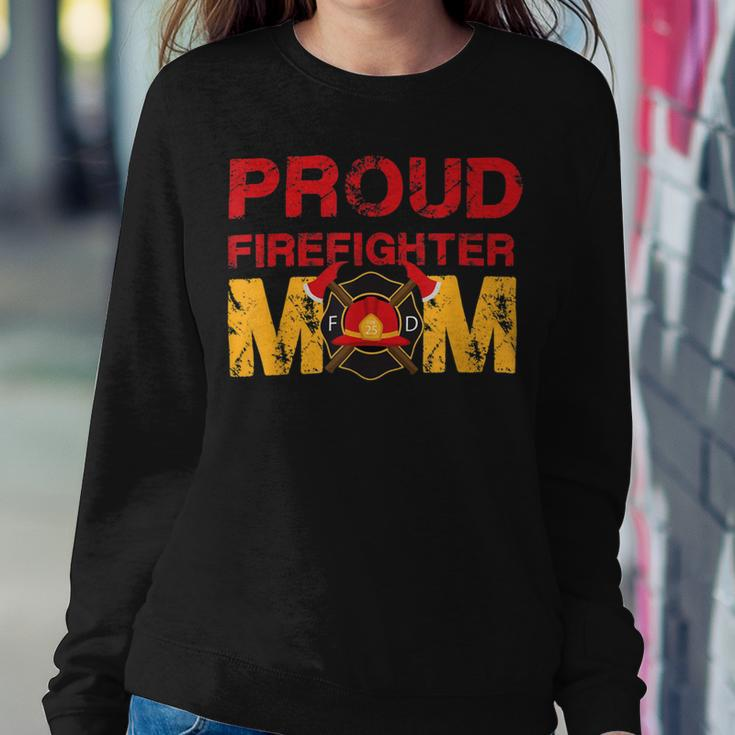 Firefighter Proud Firefighter Mom Fireman Hero Sweatshirt Gifts for Her