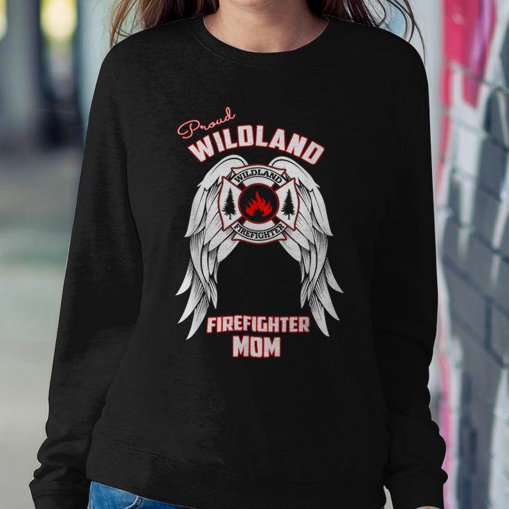 Firefighter Proud Wildland Firefighter MomSweatshirt Gifts for Her