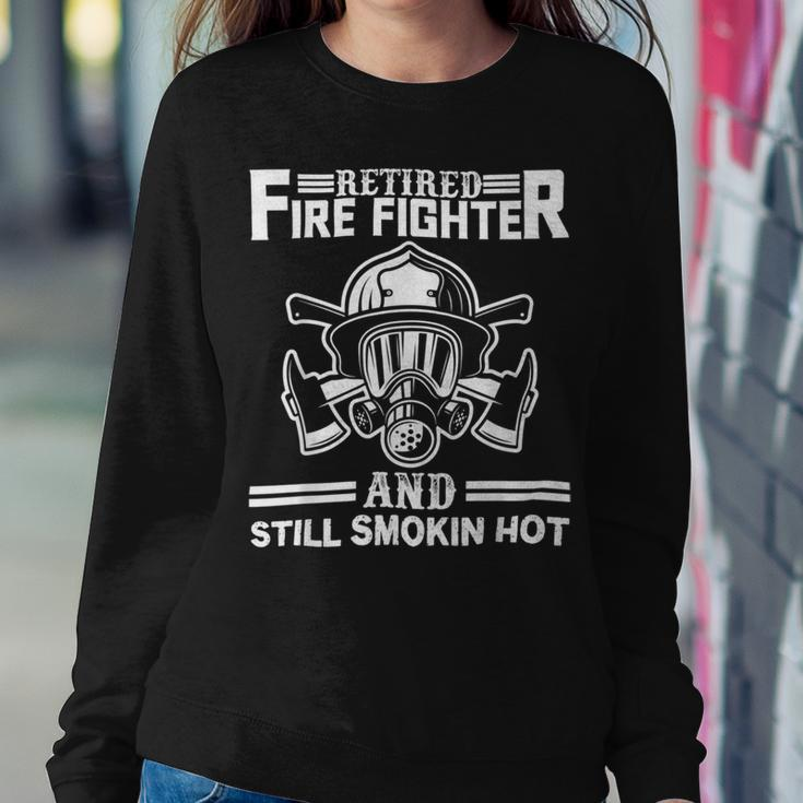 Firefighter Retired Firefighter Fireman Retirement Party Gift V2 Sweatshirt Gifts for Her