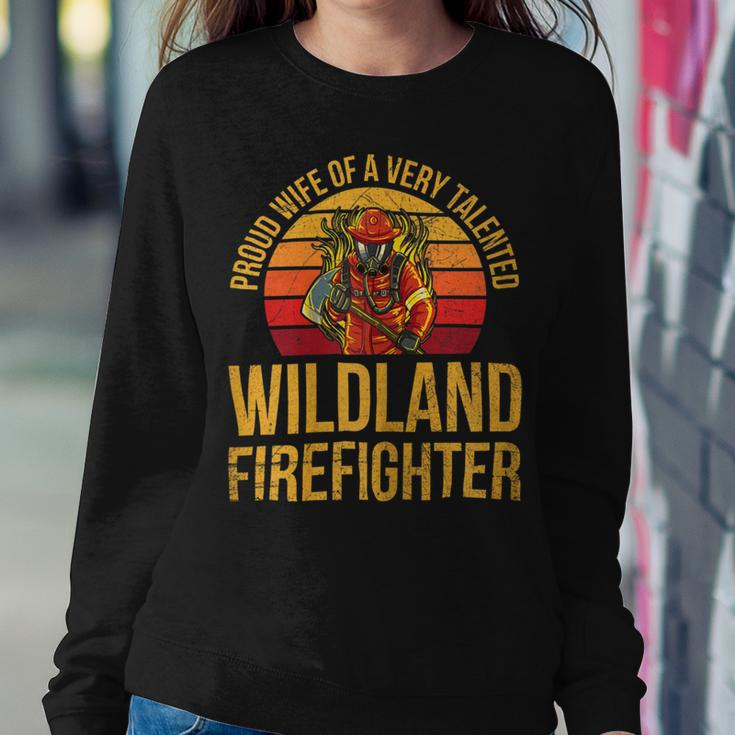 Firefighter Wildland Firefighting Design For A Wife Of A Firefighter V3 Sweatshirt Gifts for Her