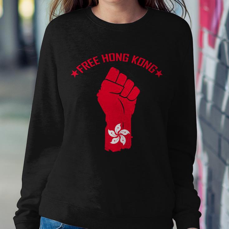 Free Hong Kong Fist Sweatshirt Gifts for Her