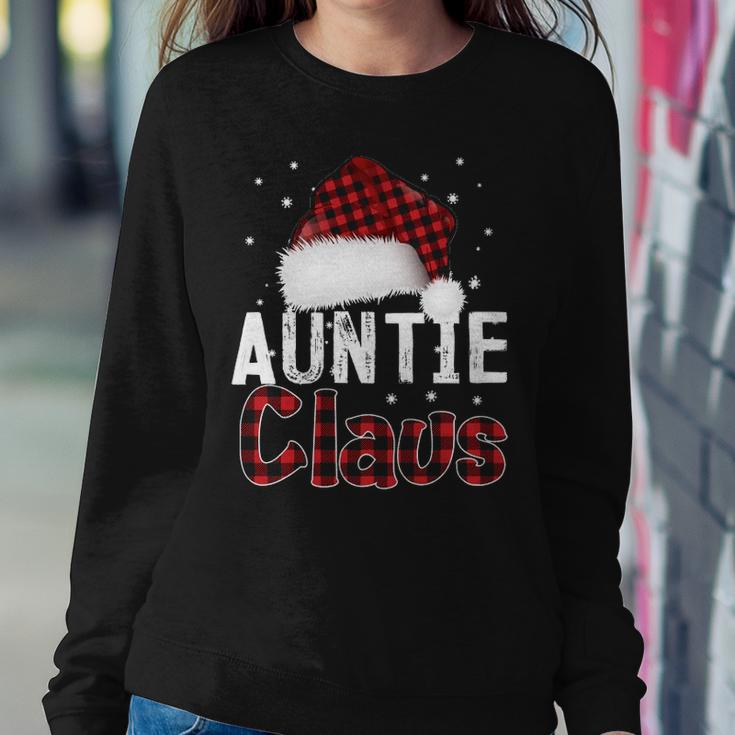 Fun Santa Hat Christmas Costume Family Matching Auntie Claus Sweatshirt Gifts for Her
