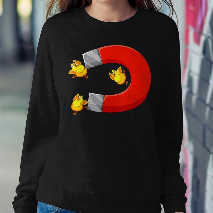 Funny Chicks Magnet Diy Halloween Office Party Costume Sweatshirt Gifts for Her