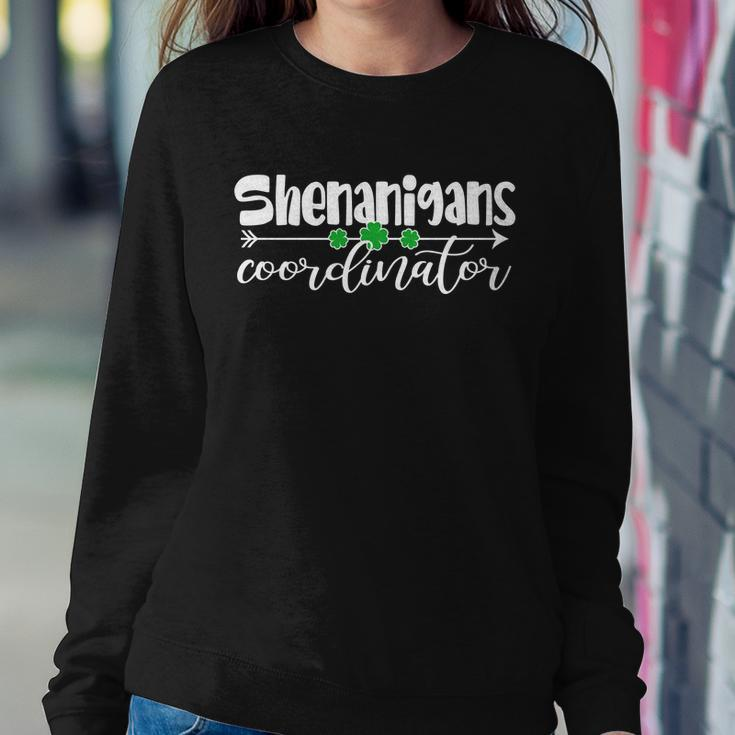 Funny Cute St Patricks Day Shenanigans Coordinator Sweatshirt Gifts for Her