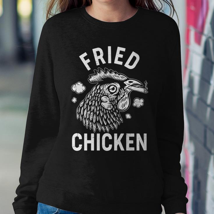 Funny Fried Chicken Smoking Joint Sweatshirt Gifts for Her