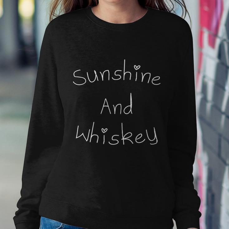 Funny Ing Drunk Gift Sunshine And Whiskey Great Gift Sweatshirt Gifts for Her