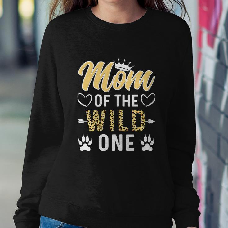 Funny Mom Of The Wild One 1St Birthday Matching Family Sweatshirt Gifts for Her