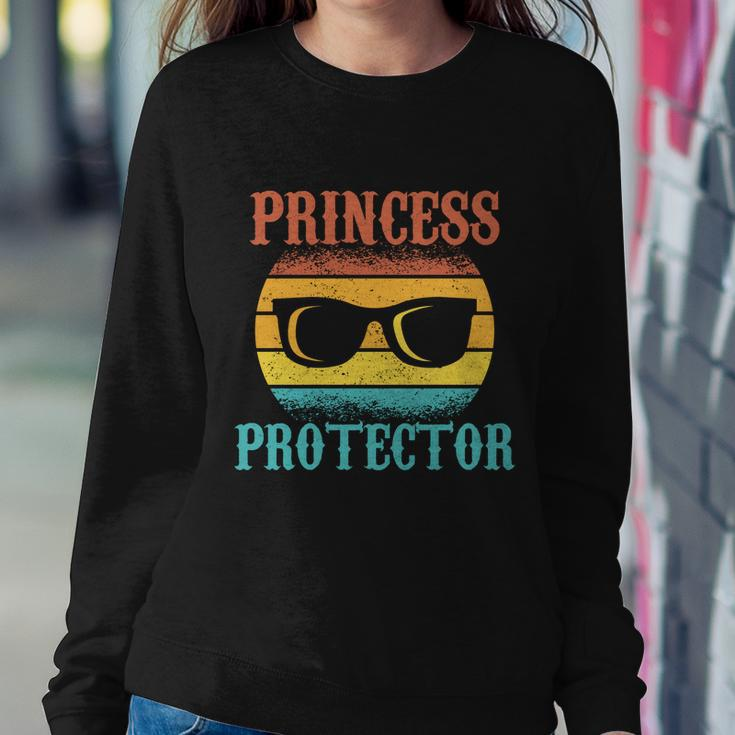 Funny Tee For Fathers Day Princess Protector Of Daughters Gift Sweatshirt Gifts for Her