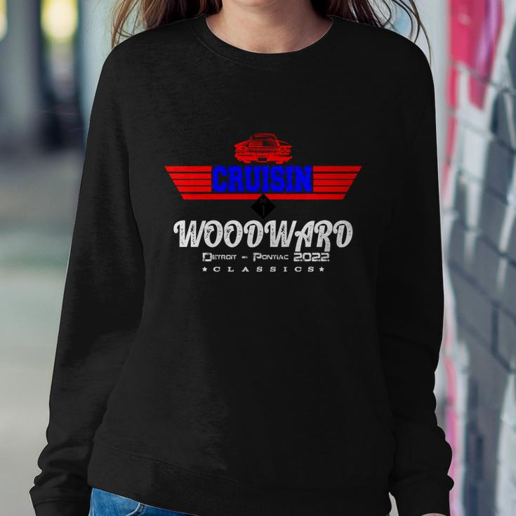 Funny Woodward Cruise Flight Retro 2022 Car Cruise Graphic Design Printed Casual Daily Basic Sweatshirt Gifts for Her