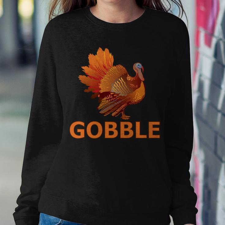 Gobble Turkey Thanksgiving Tshirt Sweatshirt Gifts for Her