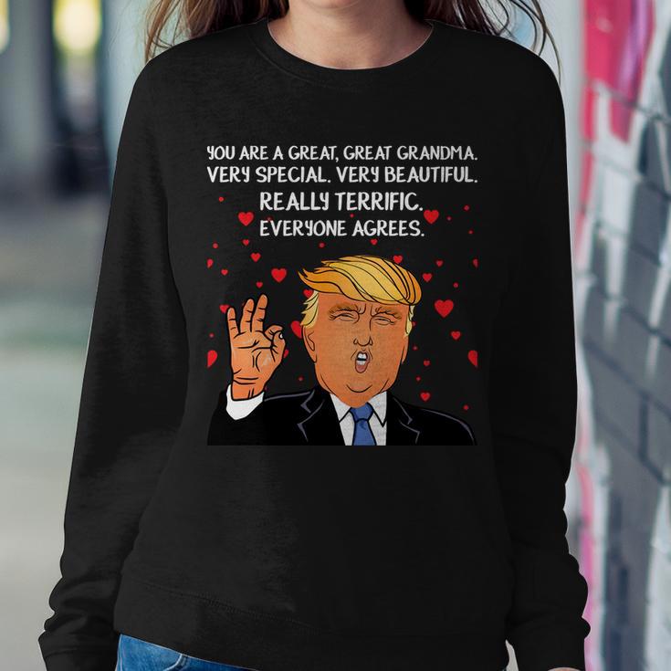 Grandma For Donald Trump Sweatshirt Gifts for Her