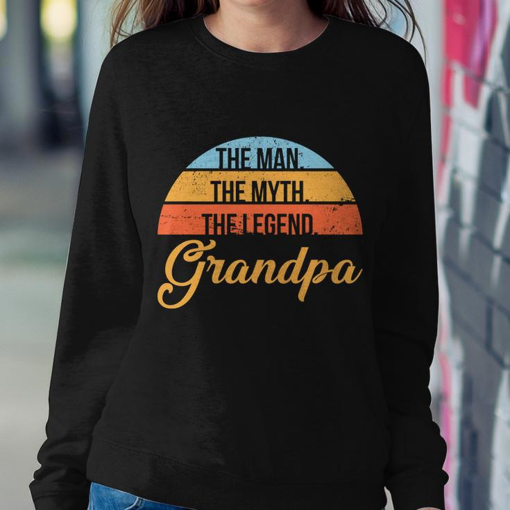 Grandpa The Man The Myth The Legend Saying Tshirt Sweatshirt Gifts for Her