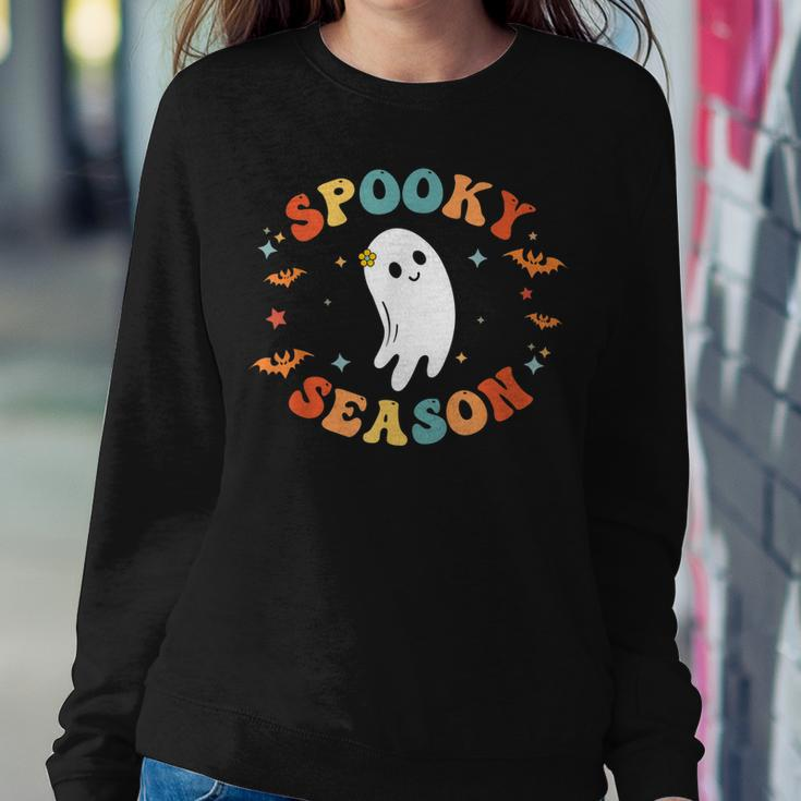 Groovy Spooky Season Halloween Costume For Women Halloween Sweatshirt Gifts for Her