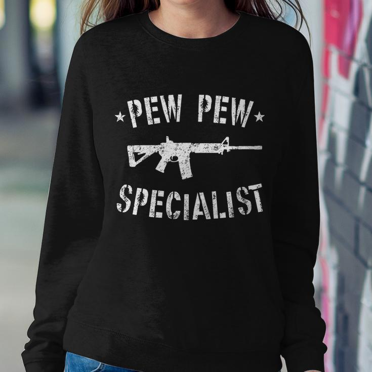 Gun Rifle Pew Pew Specialist Tshirt Sweatshirt Gifts for Her