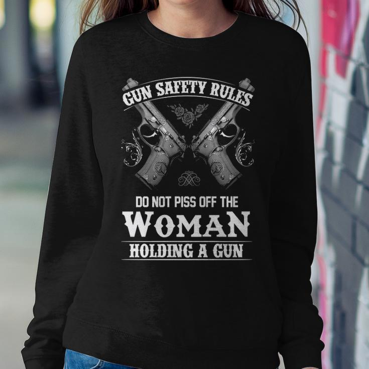 Gun Safety Rules Sweatshirt Gifts for Her