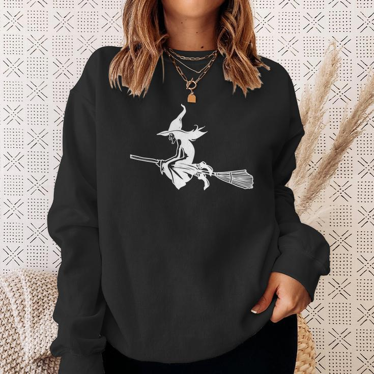 Halloween Funny Creepy Witch White Version For You Men Women Sweatshirt Graphic Print Unisex Gifts for Her