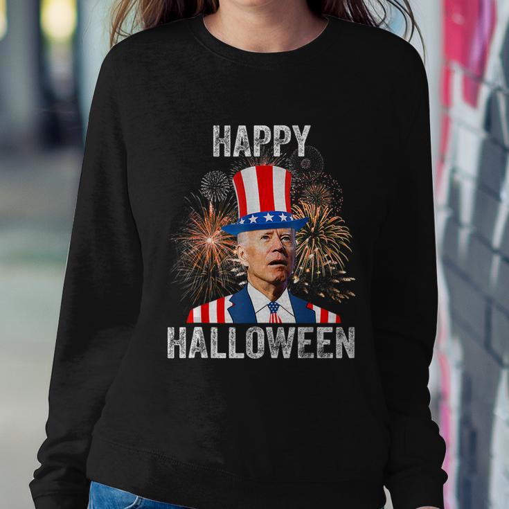 Halloween Funny Happy 4Th Of July Anti Joe Biden Sweatshirt Gifts for Her