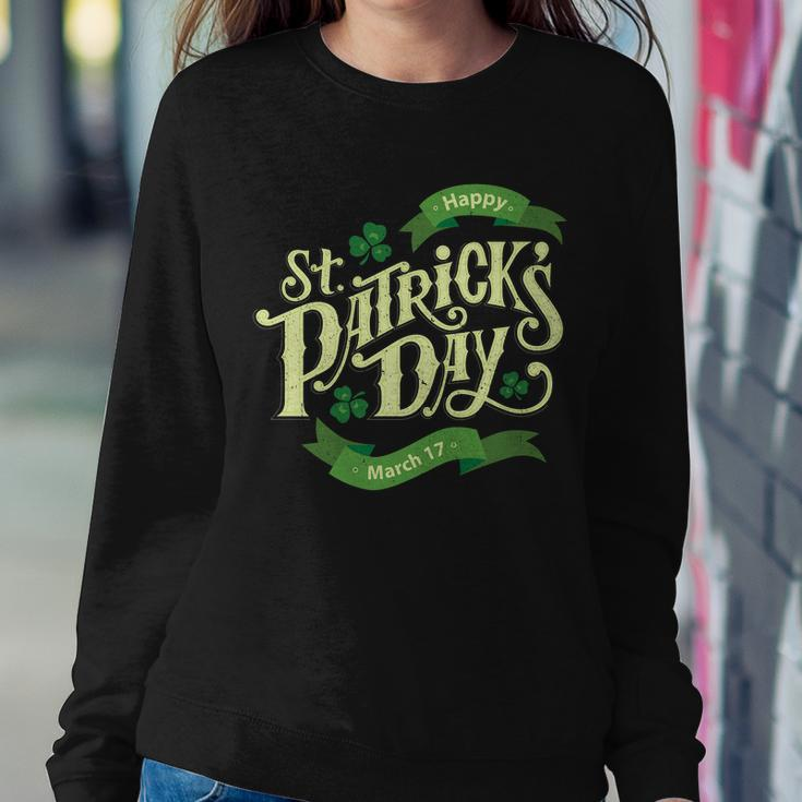 Happy St Patricks Day March Sweatshirt Gifts for Her