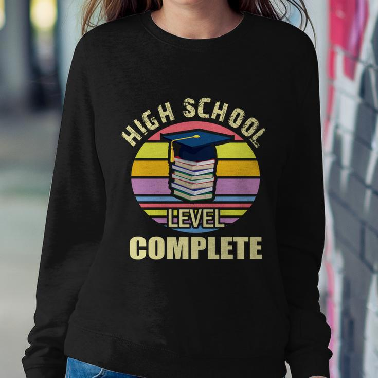 High School Level Complete Funny School Student Teachers Graphics Plus Size Sweatshirt Gifts for Her