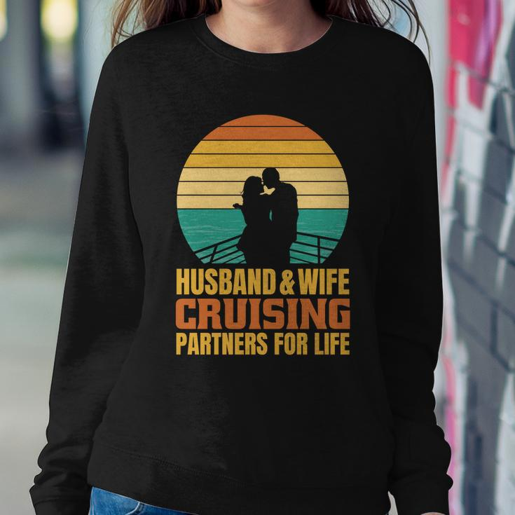 Husband And Wife Cruising Partners For Life Sweatshirt Gifts for Her