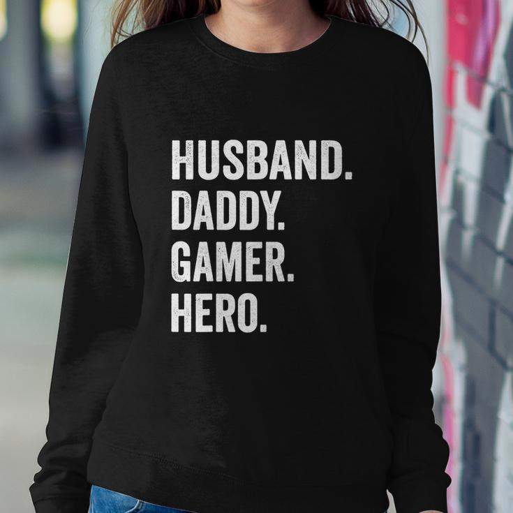 Husband Dad Father Gamer Funny Gaming Sweatshirt Gifts for Her