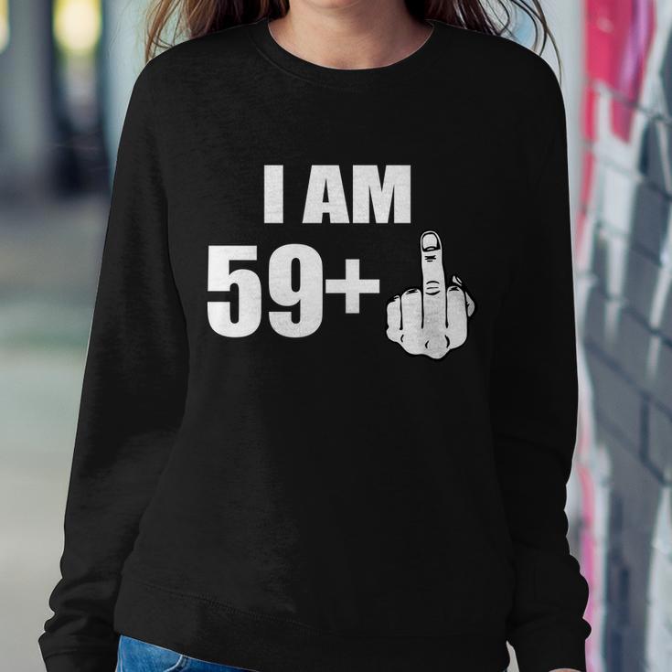 I Am 60 Middle Finger 60Th Birthday Gift Sweatshirt Gifts for Her