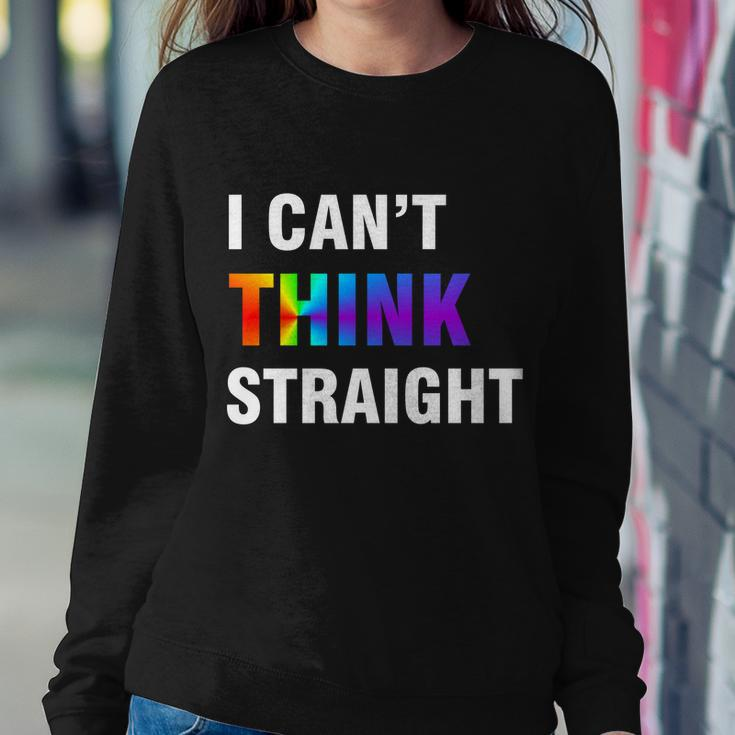 I Cant Think Straight Gay Pride Tshirt Sweatshirt Gifts for Her