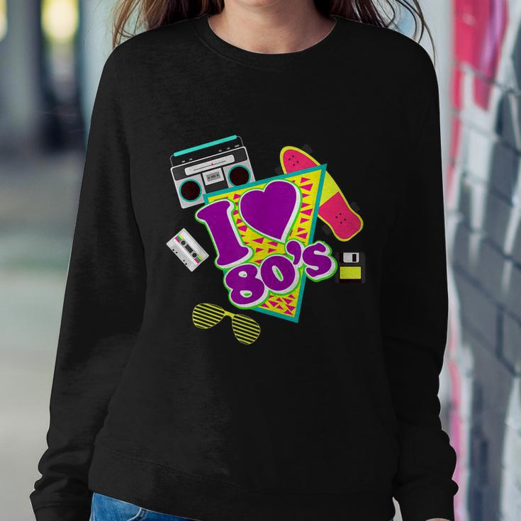 I Love The 80S Eighties Cool Gift Graphic Design Printed Casual Daily Basic Sweatshirt Gifts for Her