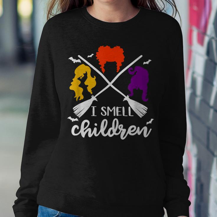 I Smell Children Funny Witch Halloween Lazy Costume Gift Sweatshirt Gifts for Her