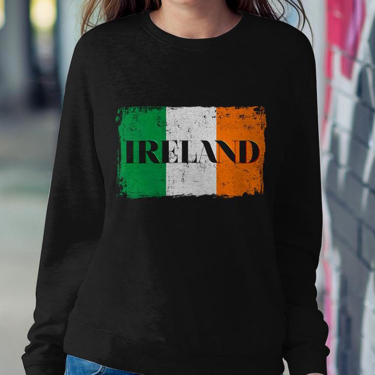 Ireland Grunge Flag Tshirt Sweatshirt Gifts for Her