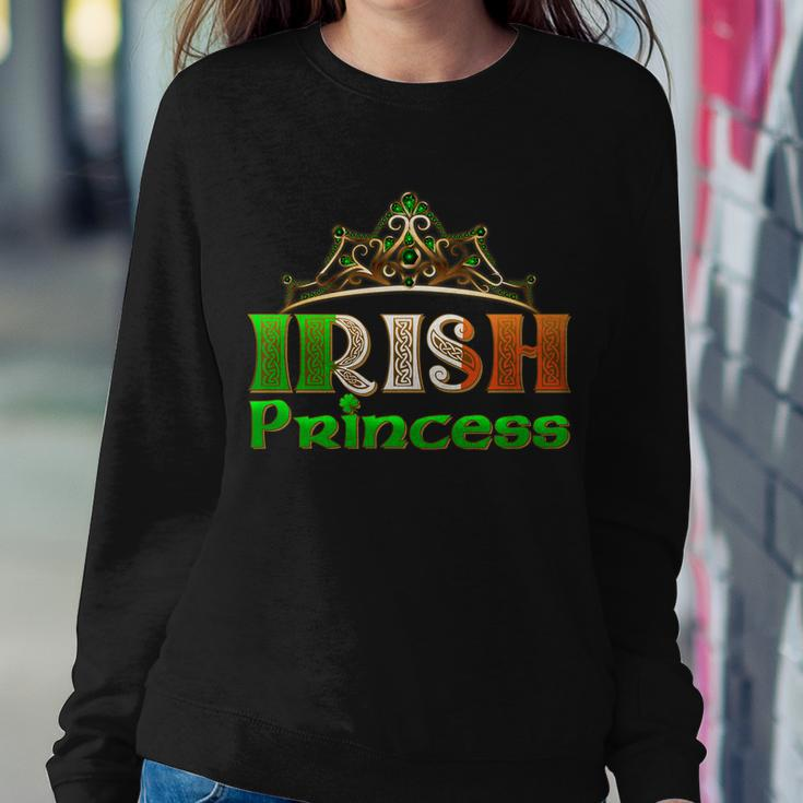 Irish Princess Crown St Patricks Day Sweatshirt Gifts for Her