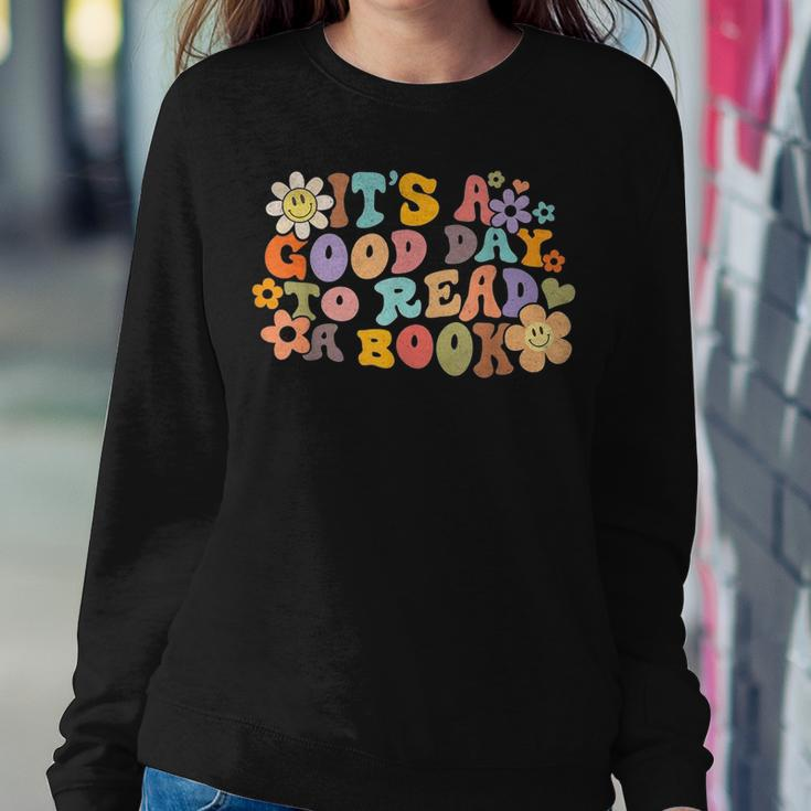 Its Good Day To Read Book Funny Library Reading Lovers Sweatshirt Gifts for Her