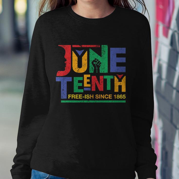 Juneteenth Free-Ish Since 1865 African Color Tshirt Sweatshirt Gifts for Her