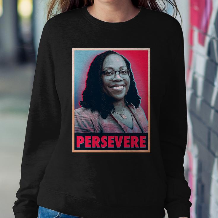 Ketanji Brown Jackson Kbj Persevere Vintage Poster Sweatshirt Gifts for Her