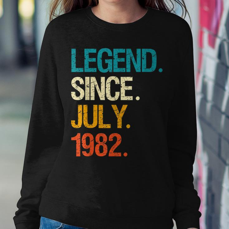 Legend Since July 1982 40 Year Old Bday 40Th Birthday Sweatshirt Gifts for Her
