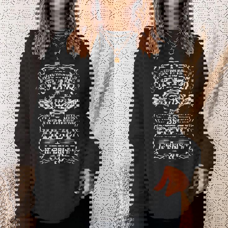 Legends Were Born In September 1982 40Th Birthday Gifts Men Women Sweatshirt Graphic Print Unisex Gifts for Her