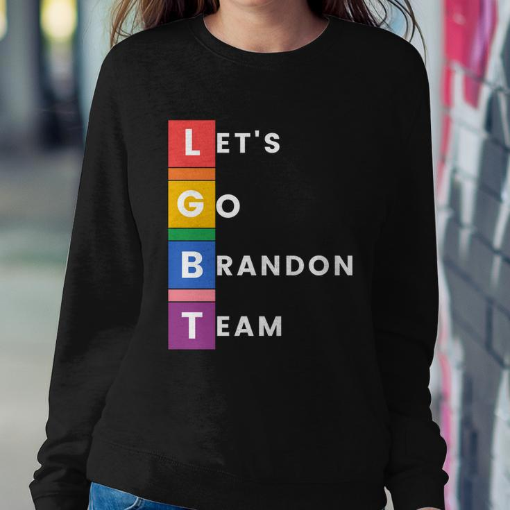 Lgbt Lets Go Brandon Team Funny Sweatshirt Gifts for Her