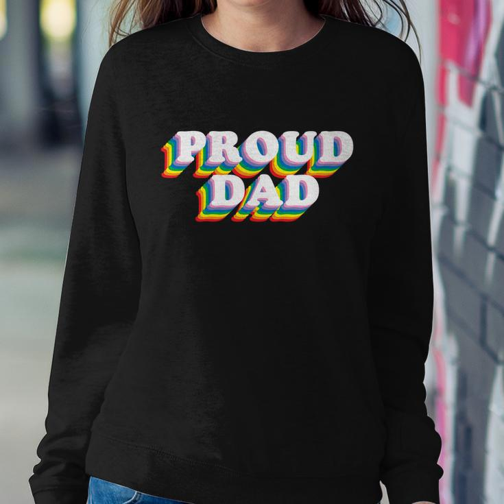 Lgbt Proud Dad Fathers Day Gift Sweatshirt Gifts for Her