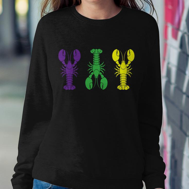 Mardi Gras Craw Fish Graphic Design Printed Casual Daily Basic Sweatshirt Gifts for Her