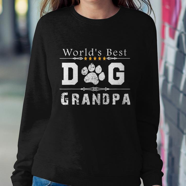 Mens Worlds Best Dog Grandpa Sweatshirt Gifts for Her