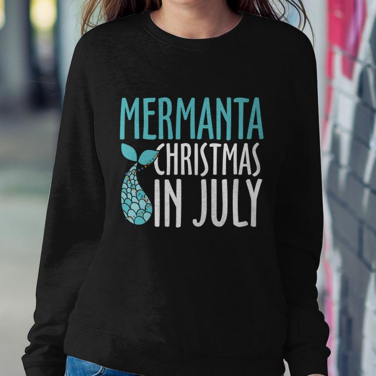 Mermanta Christmas In July Gift Christmas In July Sweatshirt Gifts for Her