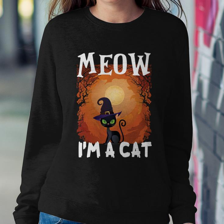 Moew Im A Cat Halloween Quote Sweatshirt Gifts for Her