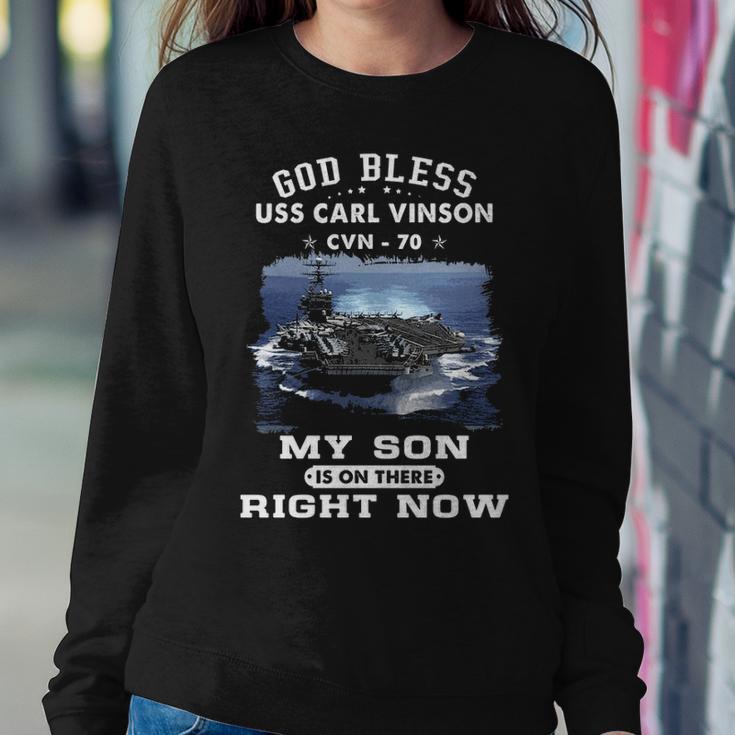 My Son Is On Uss Carl Vinson Cvn Sweatshirt Gifts for Her