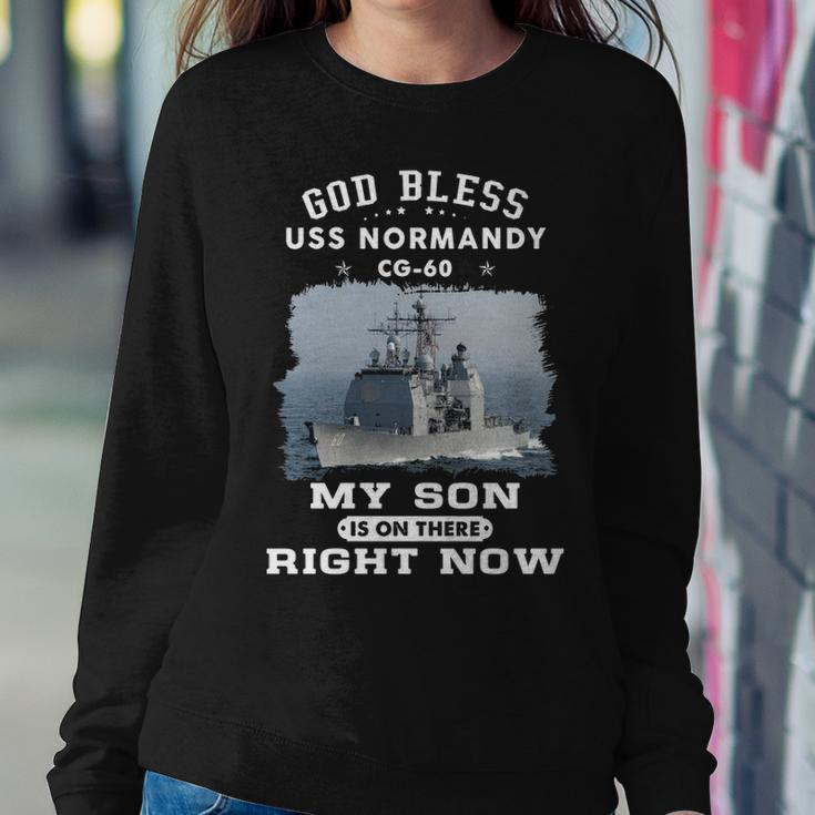 My Son Is On Uss Normandy Cg Sweatshirt Gifts for Her