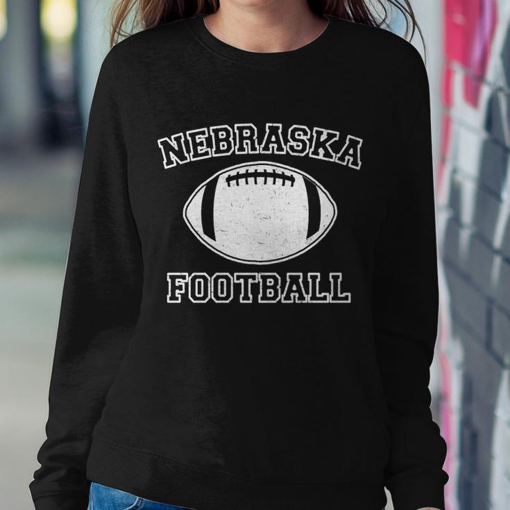 Nebraska Football Vintage Distressed Sweatshirt Gifts for Her