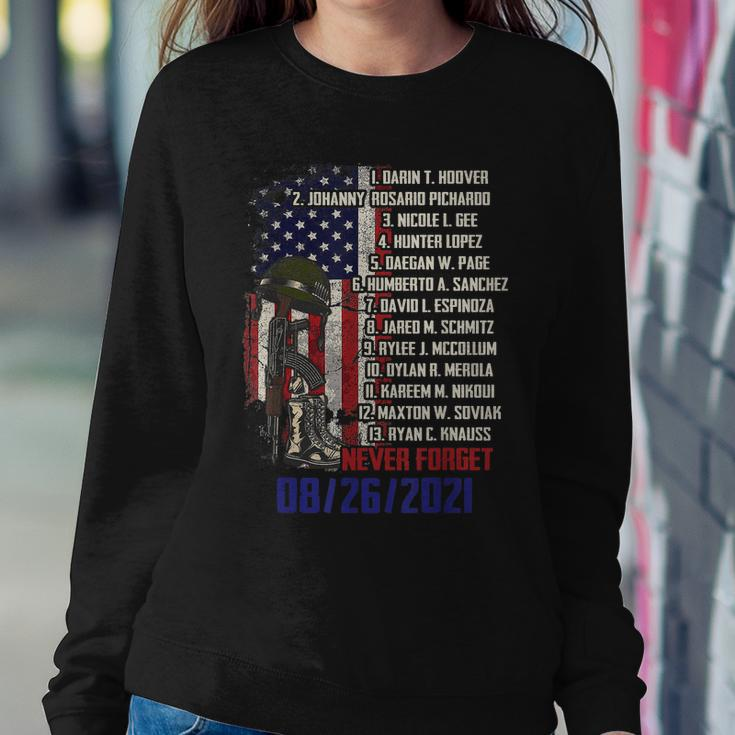 Never Forget Of Fallen Soldiers 13 Heroes Name 08262021 Tshirt Sweatshirt Gifts for Her