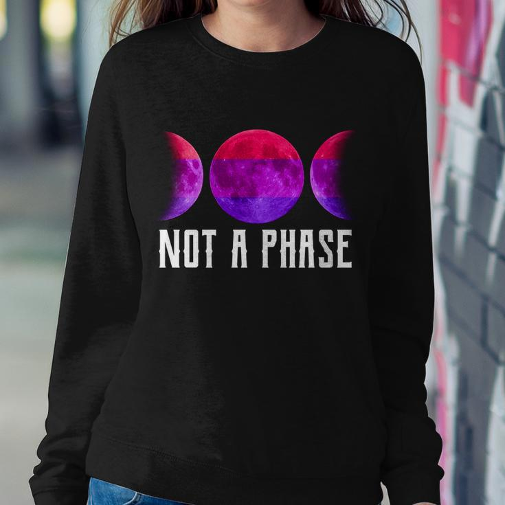 Not A Phase Bi Pride Bisexual Sweatshirt Gifts for Her